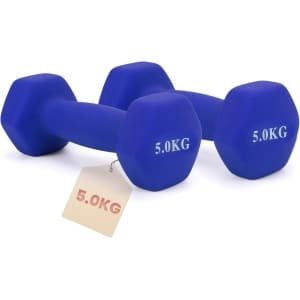 Hexagonale Dumbbells Set van 1 tot 5 kg voor Krachttraining