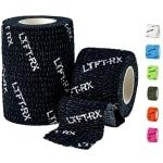 Hoge Kwaliteit Haak Grip Tape - Sporttape voor Gewichtheffen en Krachttraining, Zwart, 38 mm, 3 Rollen