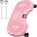 Home Fitness Stepper - Mini Trainer - Cardio Kracht - Twist Beweging - 555x305cm - Zwart