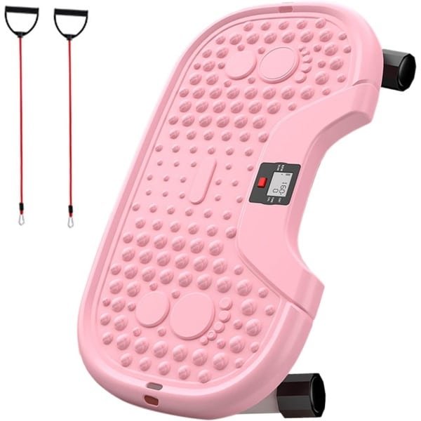 Home Fitness Stepper - Mini Trainer - Cardio Kracht - Twist Beweging - 555x305cm - Zwart