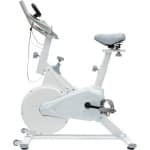 Hometrainer - Indoorfiets Trainingsfiets - Binnen Fitness - Verstelbaar Weerstandssysteem - 85x45x110 cm - Wit