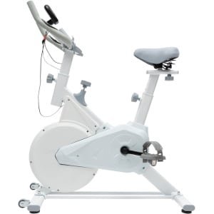 Hometrainer - Indoorfiets Trainingsfiets - Binnen Fitness - Verstelbaar Weerstandssysteem - 85x45x110 cm - Wit