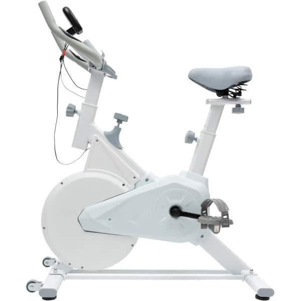 Hometrainer - Indoorfiets Trainingsfiets - Binnen Fitness - Verstelbaar Weerstandssysteem - 85x45x110 cm - Wit