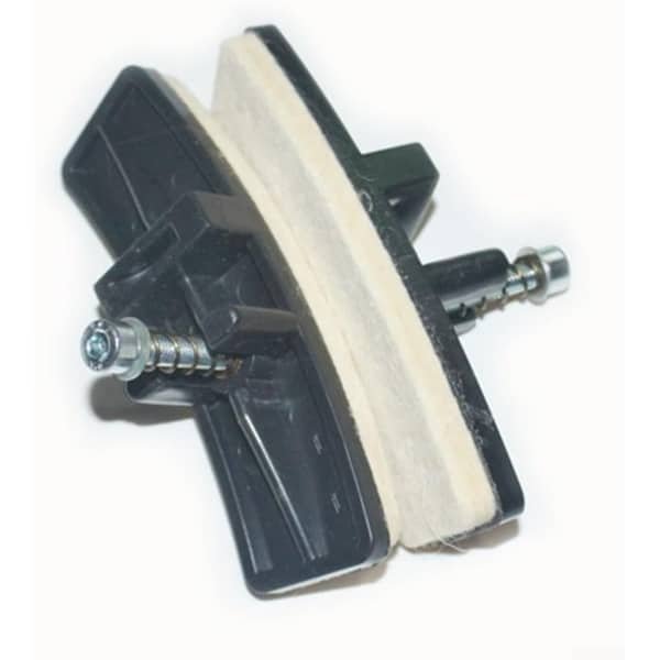 Hometrainer Remblokken - Vilt Pads - Fiets Training - Duurzaam Materiaal - 100 x 28 mm - Afgebeeld