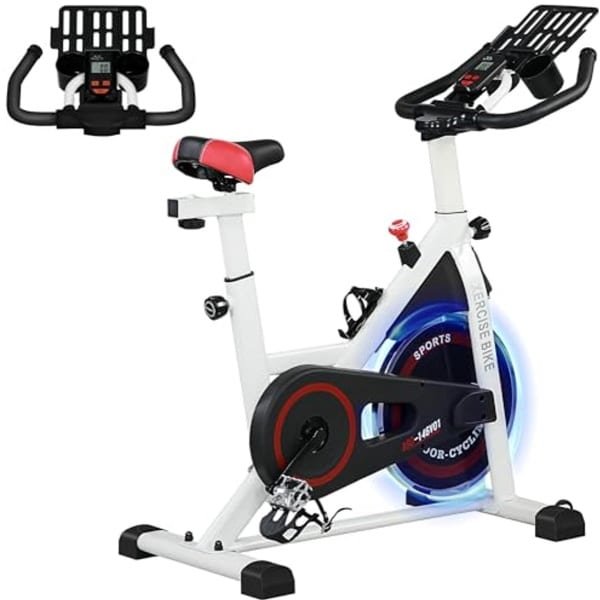 Hometrainer met LCD-Display en Verstelbare Zitting voor Thuis