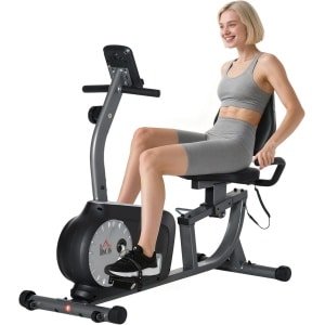 Hometrainer met LCD-scherm en 8-traps Weerstand voor Thuis Fitnes