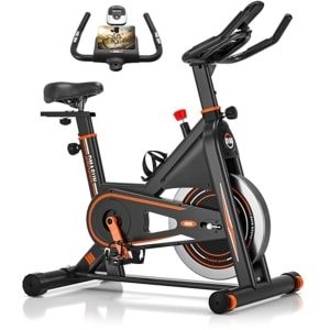 Hometrainer met Magnetische Weerstand en LCD-Monitor - Fitnessfiets voor Cardiotraining tot 160 kg