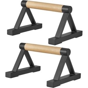 Houten Driehoek Push-Up Staven voor Krachttraining en Calisthenics