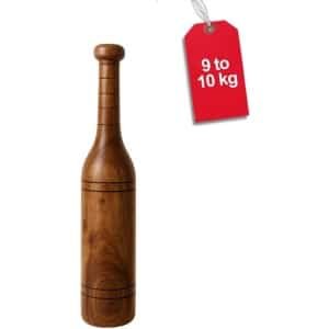 Houten Fitness Knots (Macebell) voor Krachttraining en Balans - 9 tot 10 kg