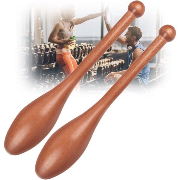 Houten Oefenknuppel Set voor Krachttraining en Revalidatie