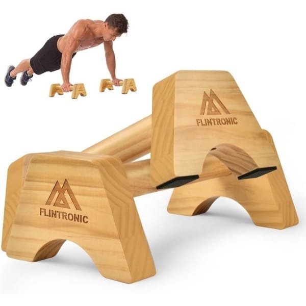Houten Parallettes Push Up Bars voor Krachttraining en Gymnastiek