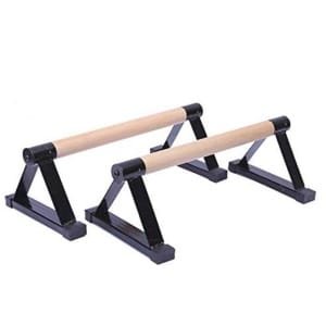 Houten Push-Up Bars voor Krachttraining - Draagbare Gym Oefenapparatuur met Antislip