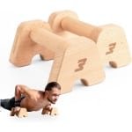 Houten Push Up Handgrepen voor Calisthenics, Yoga en Krachttraining