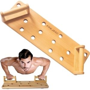 Houten Push-up Board 10-in-1 voor Krachttraining Thuis