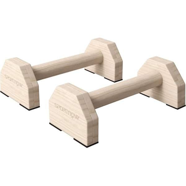 Houten Push-up Handgrepen voor Calisthenics en Krachttraining