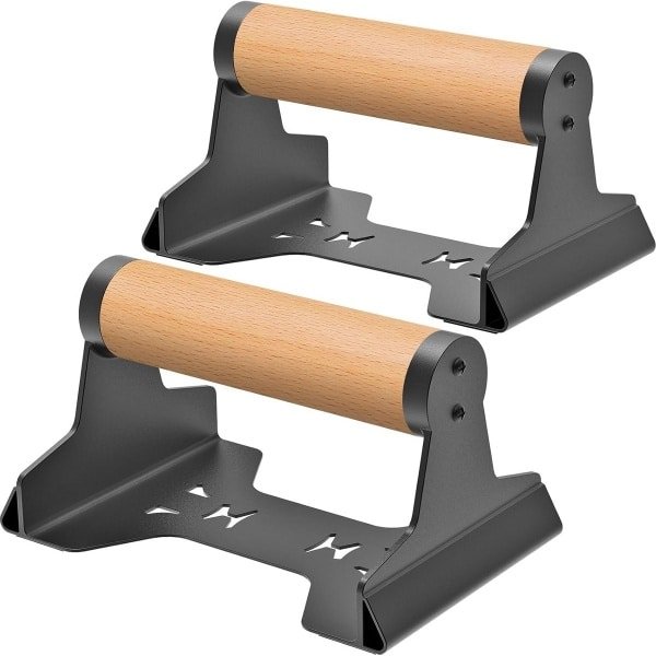 Houten Push-upstangen voor Calisthenics en Krachttraining | Antislip Parallettes
