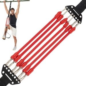 Hulp Banden - Krachttraining Banden - Pull Up Workout - Verstelbaar met Pedalen - Tot 180 Pond - 6 Stuks