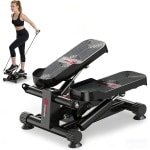 Hydraulische Mini Stepper - Compacte Hometrainer - Full Body Training - Verstelbare Weerstand - 41 x 34 x 19 cm