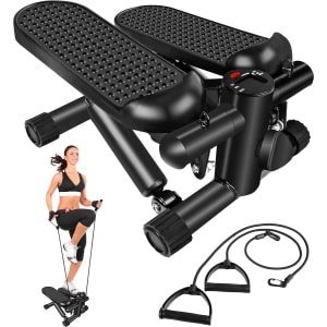 Hydraulische Stepper met Weerstandsbanden en LCD Display - Cardio Fitnessapparaat