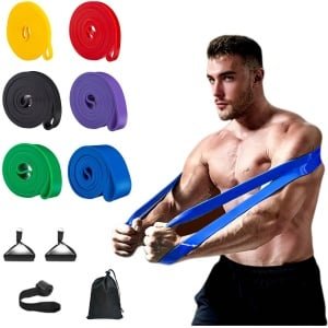 IMPERATORIS® Weerstandsbanden Set - Fitness Elastiek - Sport Elastieken - Voor Krachttraining - Veelkleurig
