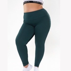 IMPULSE PLUS SIZE Anti-Cellulitis Legging voor Dames maat XXL groen fitness crossfit gym training