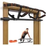 Imperatoris - Pull Up Bar met Inklapbare Handgreep - 60-92 cm - Tot 200 kg - Optrekstang Deur - Pull Up Bar - Chin Up Bar - Krachttraining - Thuis Sporten - Home Workout - 26.42 x 26.42 x 5.49 cm - Zwart