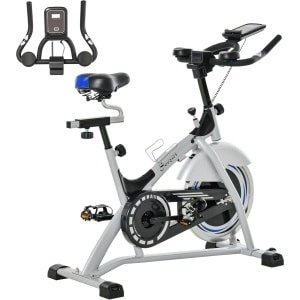 Indoor Hometrainer - Fitnessfiets Ergometer - Thuis Sporten - Stille Riem Aandrijving - 124 x 50 x 111 cm