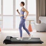 Inklapbare 2-in-1 Loopband voor Thuis, Gemotoriseerd Fitnessapparaat met LCD-Display en Afstandsbediening
