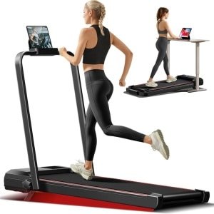 Inklapbare 3-in-1 loopband met helling voor thuis - max. 136 kg, 12 km/u