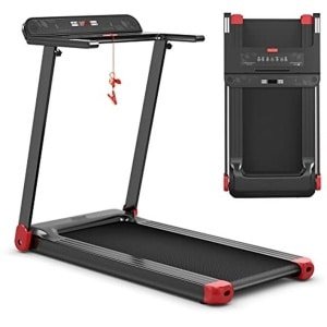 Inklapbare Elektrische Loopband met 12 Programma's, Bluetooth en LED-Monitor voor Thuisgebruik