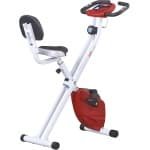 Inklapbare Fitness Hometrainer met LCD-display en Verstelbaar Zadel
