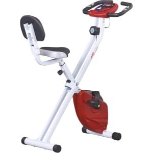 Inklapbare Fitness Hometrainer met LCD-display en Verstelbaar Zadel