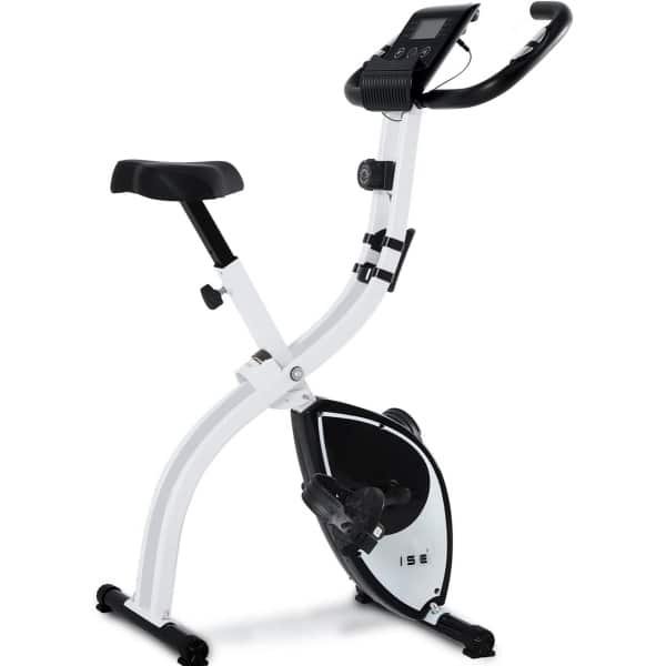 Inklapbare Hometrainer met Weerstand en Hartslagsensor voor Fitness Thuis