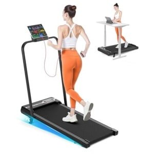 Inklapbare Loopband met Helling | 4-in-1 Elektrische Loopband voor Thuis