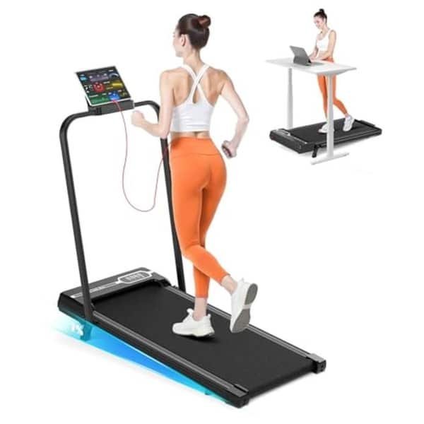 Inklapbare Loopband met Helling | 4-in-1 Elektrische Loopband voor Thuis