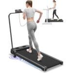 Inklapbare Loopband voor Thuis met 7% Helling en Afstandsbediening - Compacte Elektrische Loopband 1-8 km/u, Max. 130kg