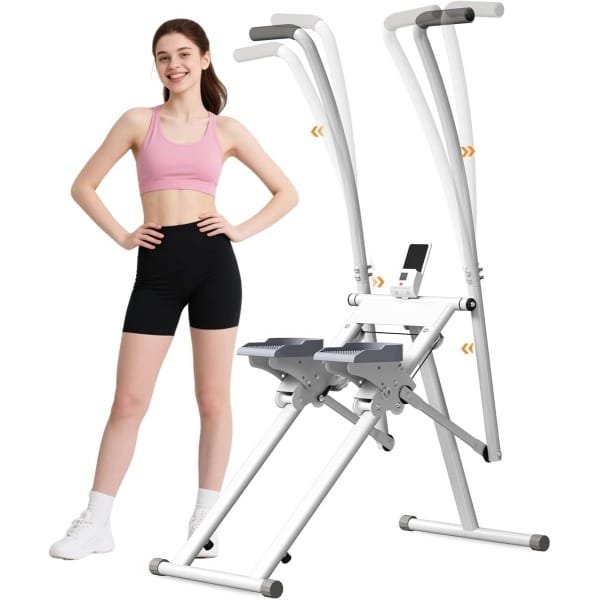 Inklapbare Stair Stepper voor Cardio Training Thuis met LCD Scherm