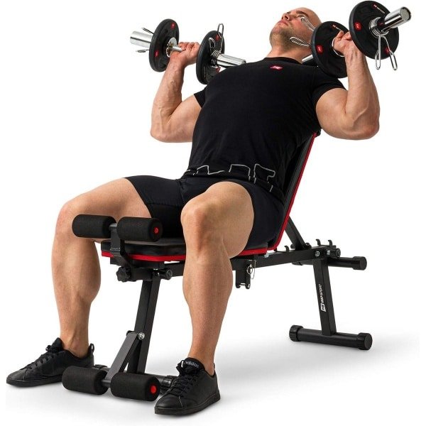 Inklapbare Trainingsbank voor Krachttraining en Full-Body Workouts - Verstelbaar