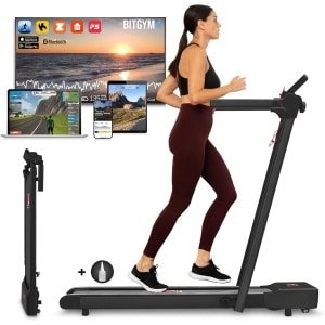 Inklapbare elektrische loopband met app-integratie en interactieve trainingen - Max snelheid 12 km/u