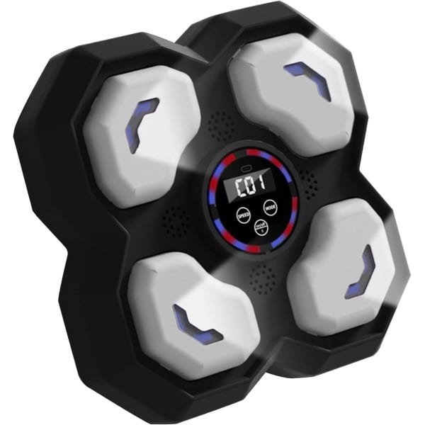 Intelligente Boksmachine - Muziek Bokspad - Thuis Krachttraining - Draadloze Muziek Integratie - 31CM Diameter - Zwart