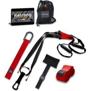 Itstrong TRX Suspension Trainer met Ebook - TRX Resistance Band - Calisthenics Weerstandsbanden - Fitness - Crossfit