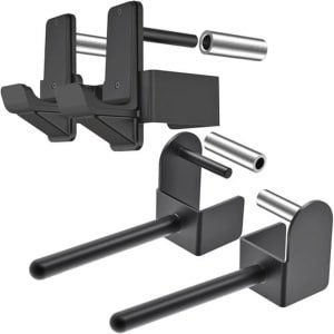 J-haken en halterschijvenhouderset voor 3" x 3" Power Rack - krachttraining en gewichtsopslag bevestigingen