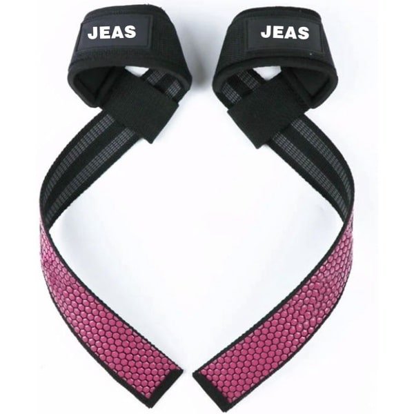 Jeas - Lifting Straps - Powerlifting - Fitness - Krachttraining - Roze
