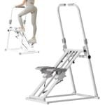 Jensaro Opvouwbare Traptrainer - Stair Climber - Verticale Klimmer / Stepper - Cardio Fitnessapparaat voor Thuis - Verstelbaar - Max 150KG - Cardio Full Body Workout