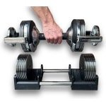 KRAKEN Verstelbare Dumbbell 32 KG | Halterset Verstelbaar in Gewicht | Adjustable Fitness Dumbbell | Krachttraining Trainingshalter 20KG | Tactical Dumbbell | Maximum Efficiency | ideaal voor Thuis- en Gym Training | PREMIUM model met 1 KG stappen!