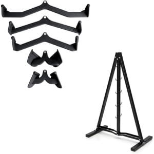 Kabel Accessoires Set voor Krachttraining: Multi Grip Lat Pulldown & Rugoefeningen