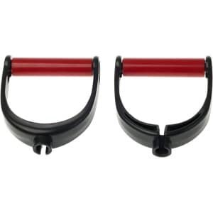 Kabel Handgrepen - Fitness Handvatten - Krachttraining Thuis - Ergonomisch Ontwerp - 698 x 1333 x 1524 cm - Zwart/Rood