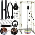 Kabel Katrol Systeem voor Krachttraining - Fitness Set voor Thuisgebruik - Biceps, Triceps en Rug Oefeningen