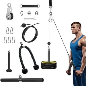Kabel Katrol Systeem voor Thuisgym - Fitness Set voor Krachttraining en Spieropbouw