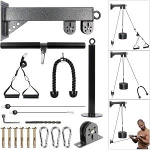 Kabel Pulley Systeem voor Krachttraining Thuisgym Lat Machine Accessoire